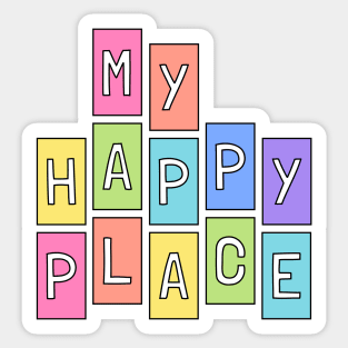 My Happy Place Sticker